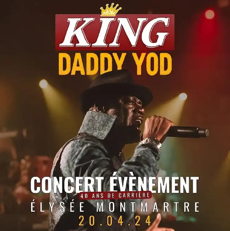 King Daddy Yod celebrates 40 years of career with an exceptional concert at the Élysée Montmartre