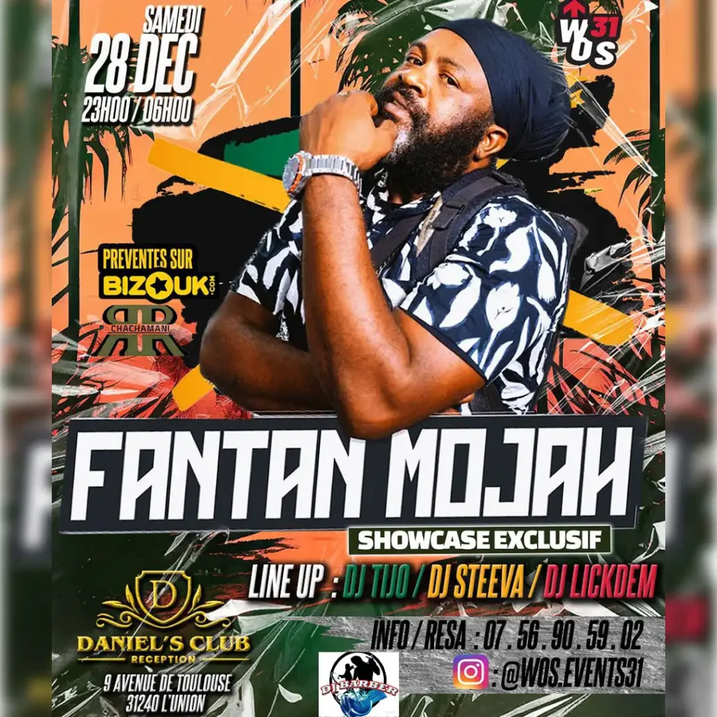 DJ Barber - Fantan Mojah, Rasta Yaad (Toulouse, December 28 Event Promo) (Mix 2024)