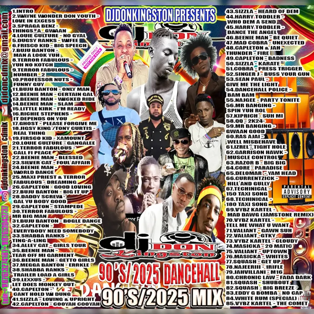 DJ Don Kingston - 90's x 2025 Dancehall (Mix 2024)
