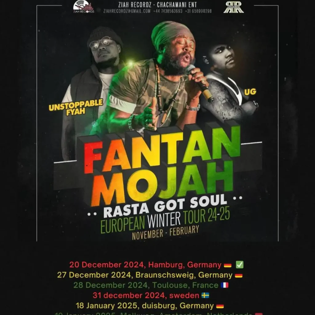 Fantan Mojah: A Reggae Powerhouse at Daniel's Club, Toulouse - Rasta Got Soul Tour